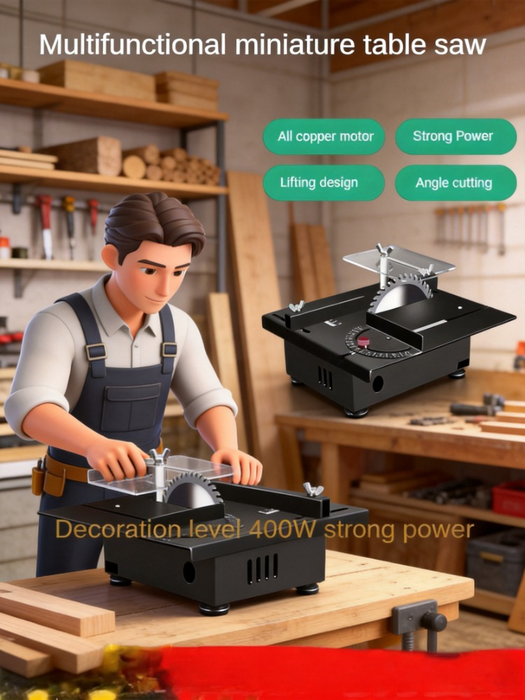 400W mini desktop mini table s - đánh giá và giá Mini Table Saw For Woodworking
