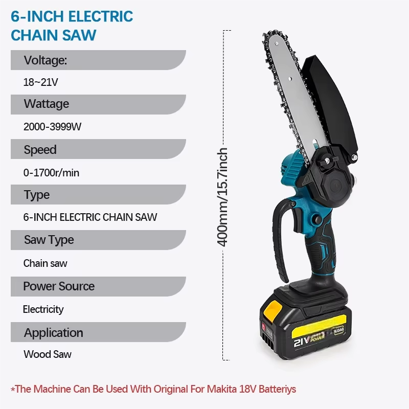 1700RPM 6 Inch Mini Li-Ion Ele - đánh giá và giá Mini Electric Chainsaw 6 Inch
