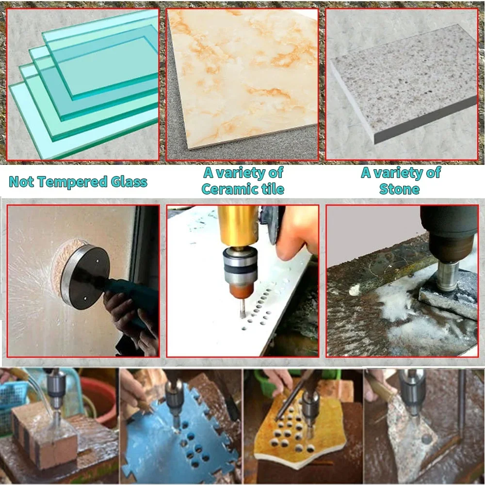 Diamond Coated Drill Bits Set  - đánh giá và giá Reciprocating Saw Attachment Drill