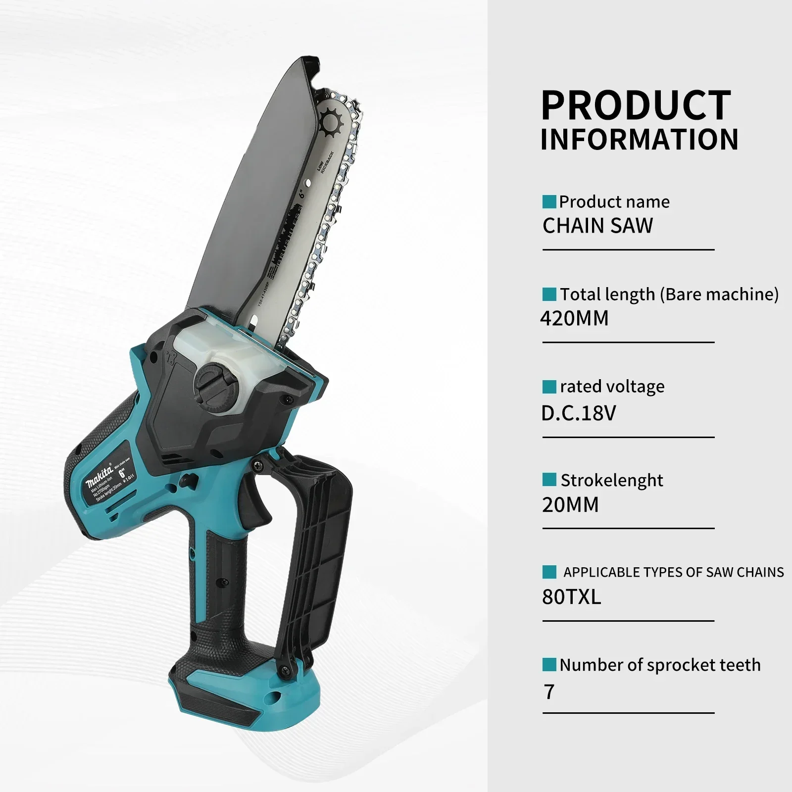 Makita UC286 6 Inch Chain Saw  - đánh giá và giá Mini Electric Chainsaw 6 Inch