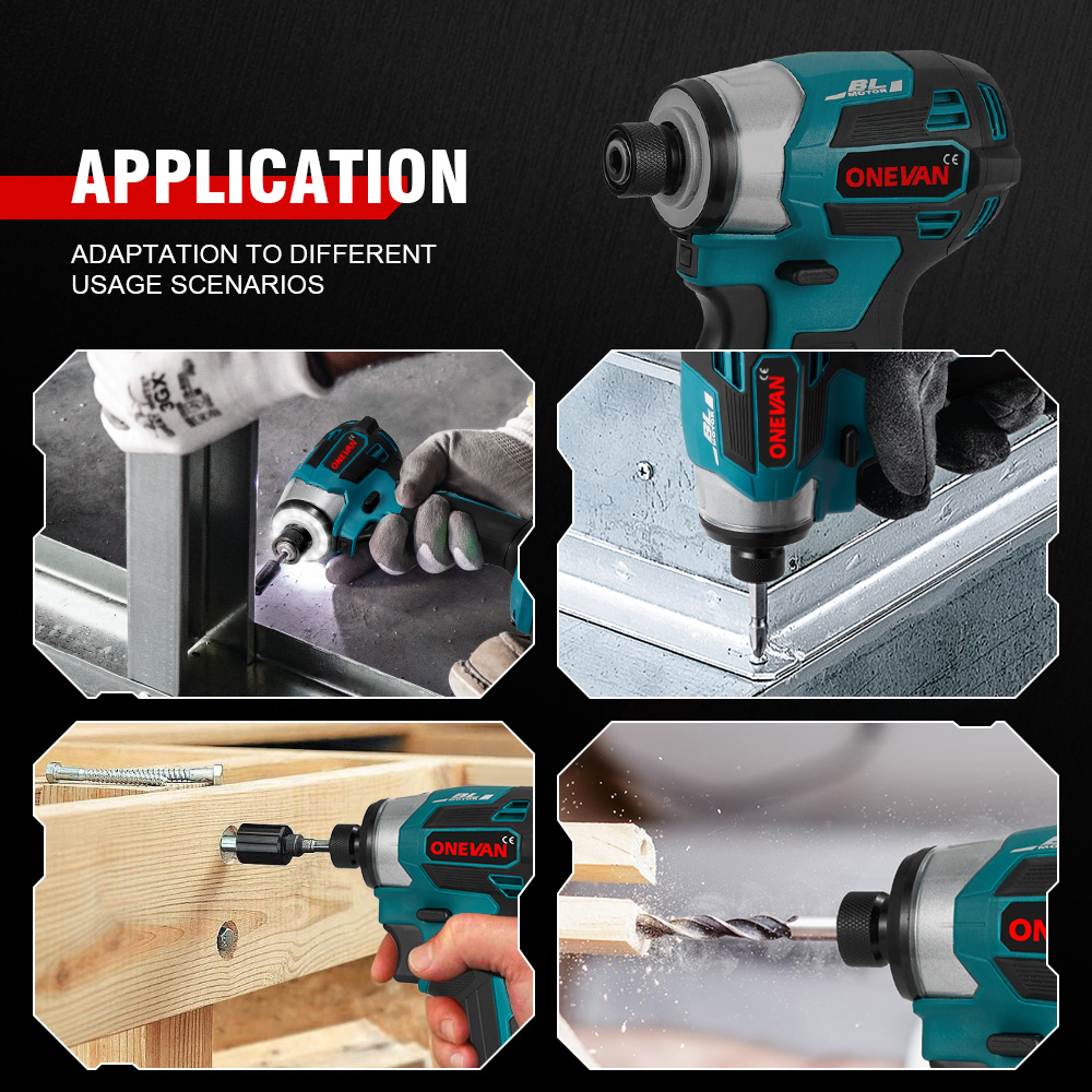 ONEVAN 1000W Brushless Electri - đánh giá và giá Brushless Cordless Electric Drill 18V