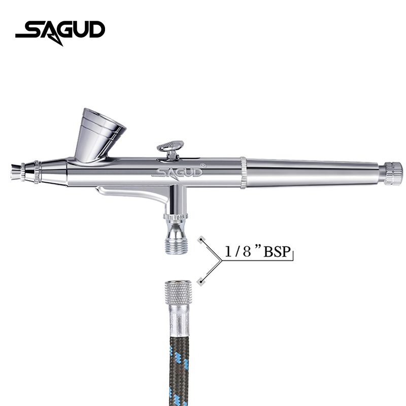 SAGUD Airbrush Model SD-135 0. - đánh giá và giá Airbrush Kit With Mini Compressor