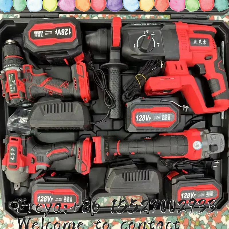 Brushless Power Tools 4-piece  - đánh giá và giá Brushless Angle Grinder Battery Powered