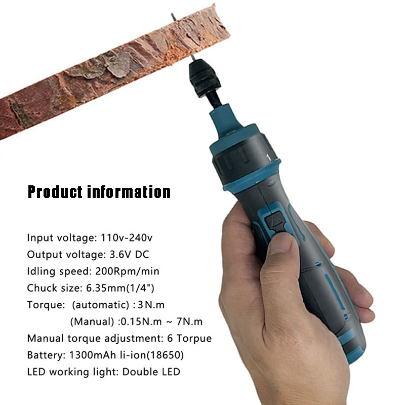 Sạc Điện Không Dây Tua Vít Mũi - đánh giá và giá Electric Screwdriver Rechargeable Usb