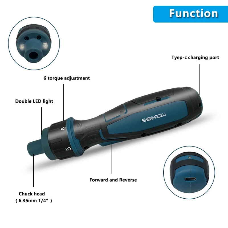 Sạc Điện Không Dây Tua Vít Mũi - đánh giá và giá Electric Screwdriver Rechargeable Usb