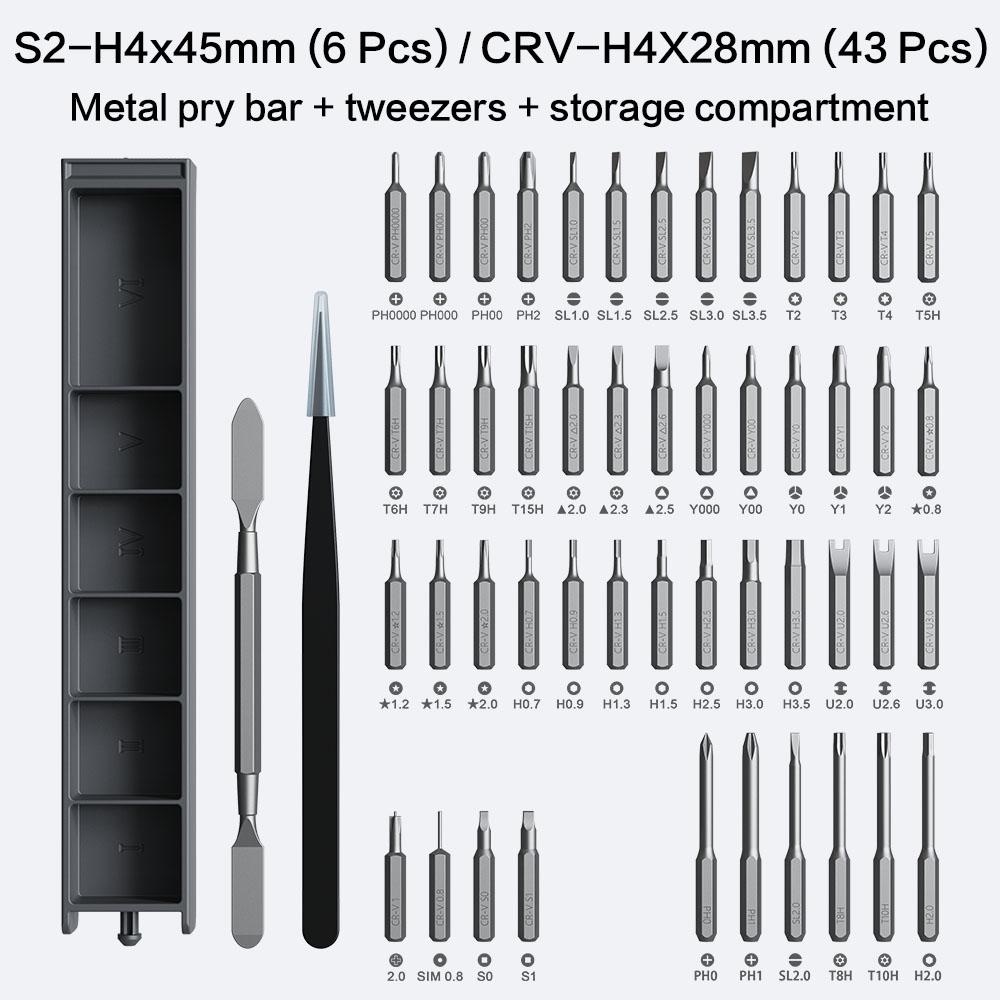 50 in 1 Precision Cordless Ele - đánh giá và giá Electric Screwdriver Rechargeable Usb