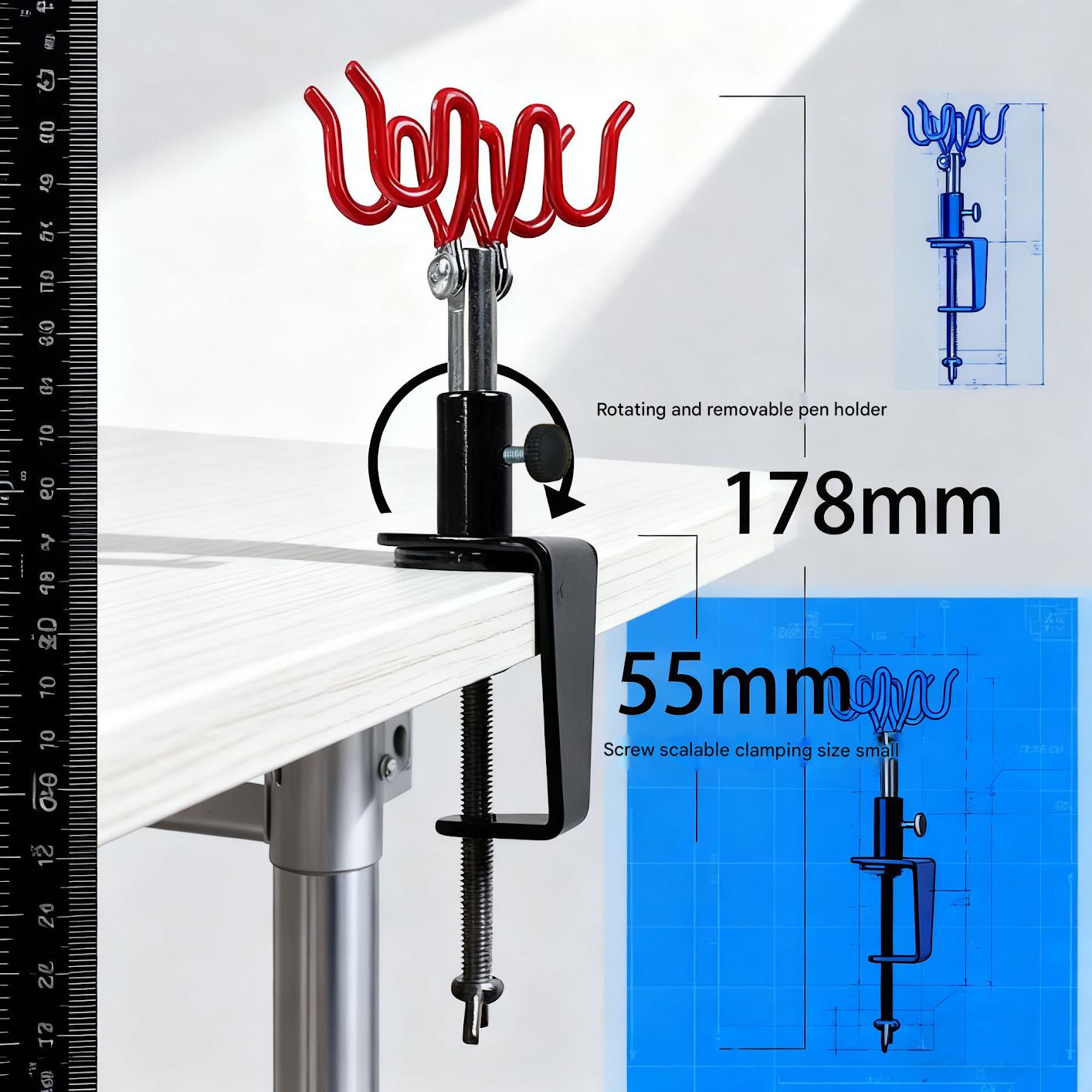Airbrush Holder Gravity Stand  - đánh giá và giá Airbrush Kit With Mini Compressor