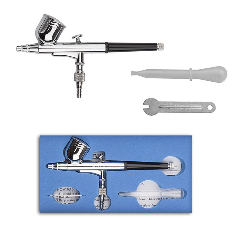 Gravity Dual-action Mini Airbr - đánh giá và giá Airbrush Kit With Mini Compressor