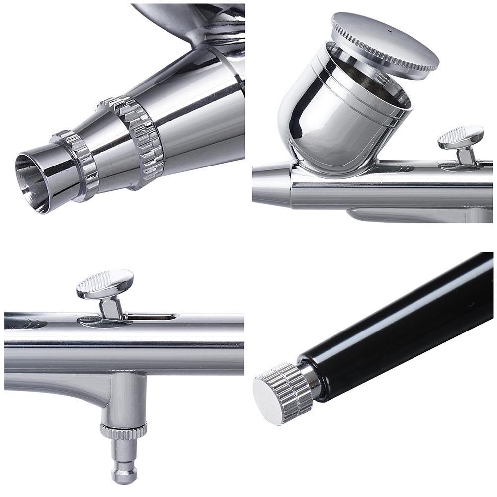 Gravity Dual-action Mini Airbr - đánh giá và giá Airbrush Kit With Mini Compressor