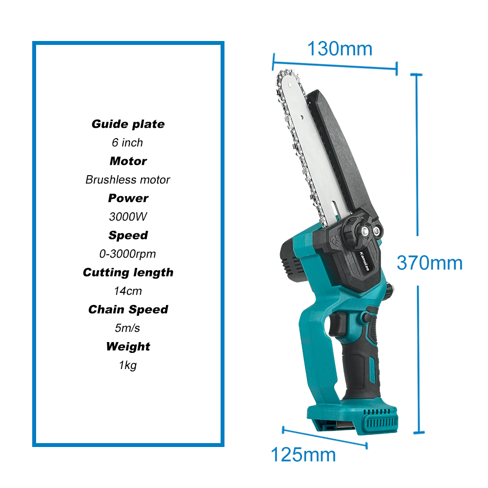 Kamolee 6 Inch 8 Inch Mini Bru - đánh giá và giá Mini Electric Chainsaw 6 Inch