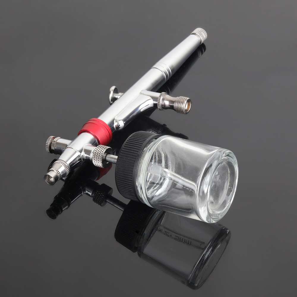 High Capacity Dual Action Rota - đánh giá và giá Airbrush Kit With Mini Compressor