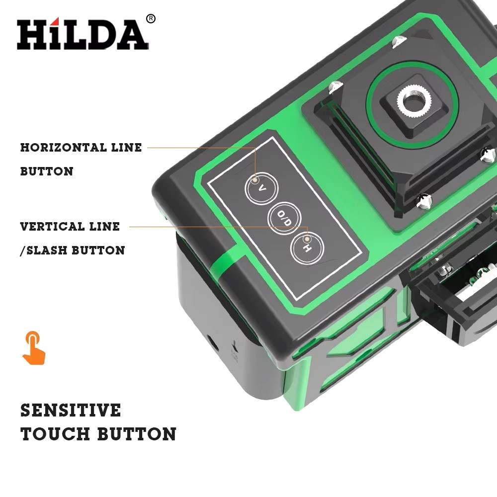 HILDA 16/12 Lines Super Powerf - đánh giá và giá Laser Level 16 Lines 4D Green