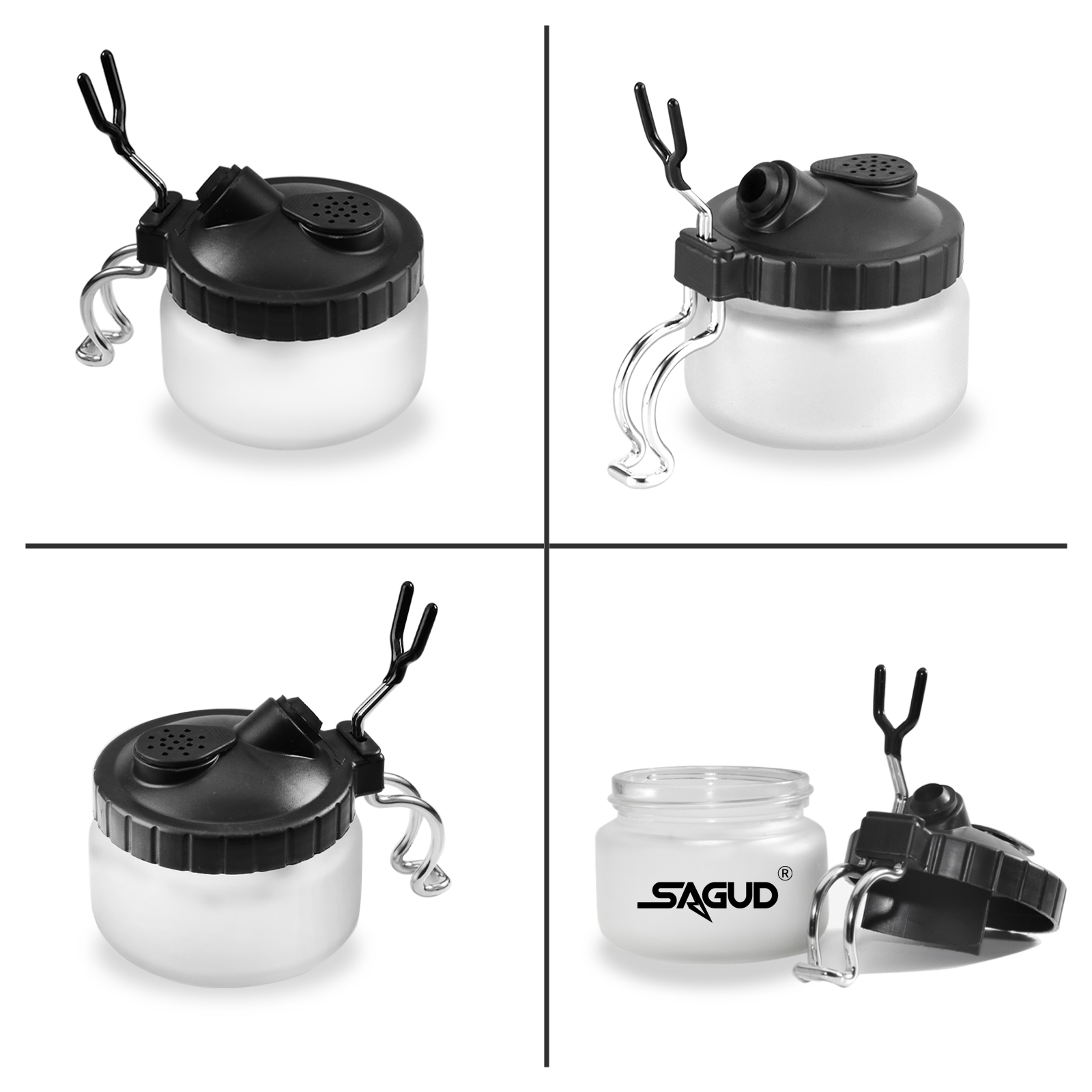 SAGUD 19PCS Airbrush Cleaning  - đánh giá và giá Airbrush Kit With Mini Compressor