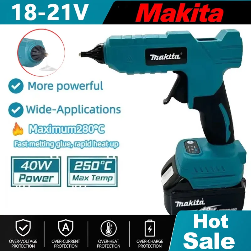 Makita Cordless Electric Hot M - đánh giá và giá Hot Melt Glue Gun Cordless